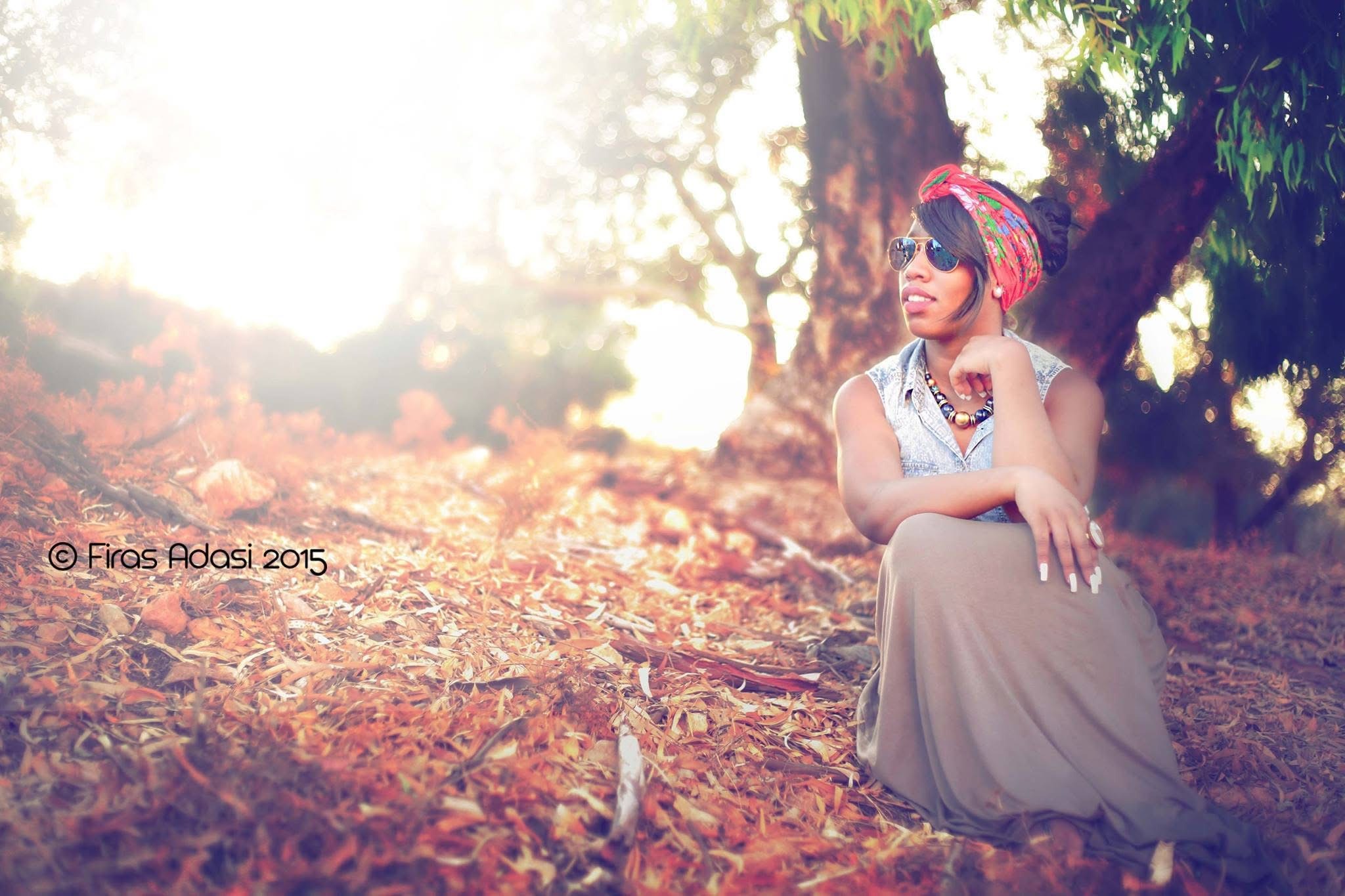 Portrait in sunset light