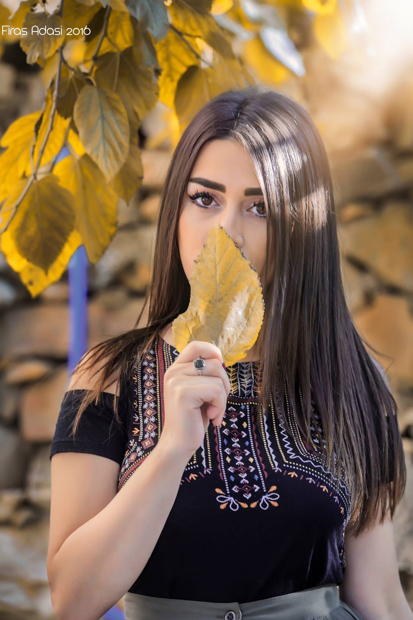 Portrait in autumn colors