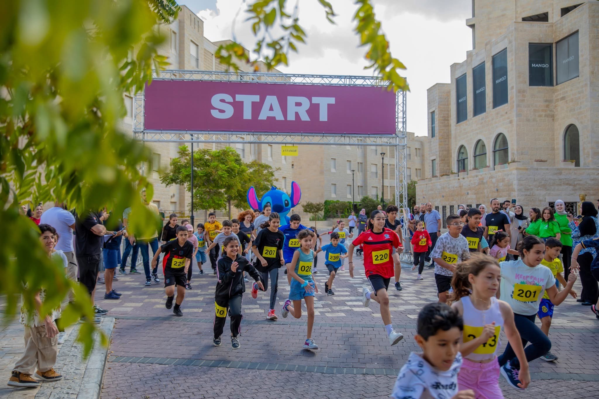 Race starting moment