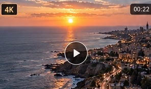 The Coast at Sunset